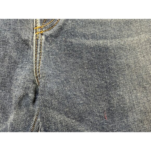 Noend Denim jeans womens 29 28 x 28 slim button fly high rise made USA blue work - Picture 8 of 16